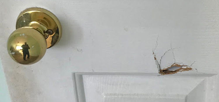 interior door hole repair Big Bear City